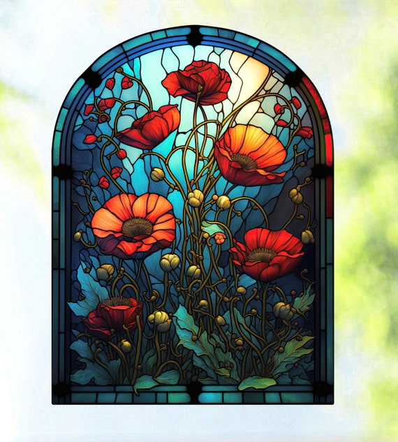 Faux stained glass online