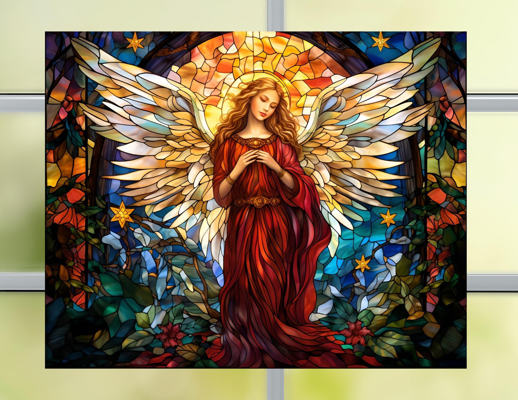 Angel of the Arts 天使 ステンドグラス グラスマスターズ Angel of