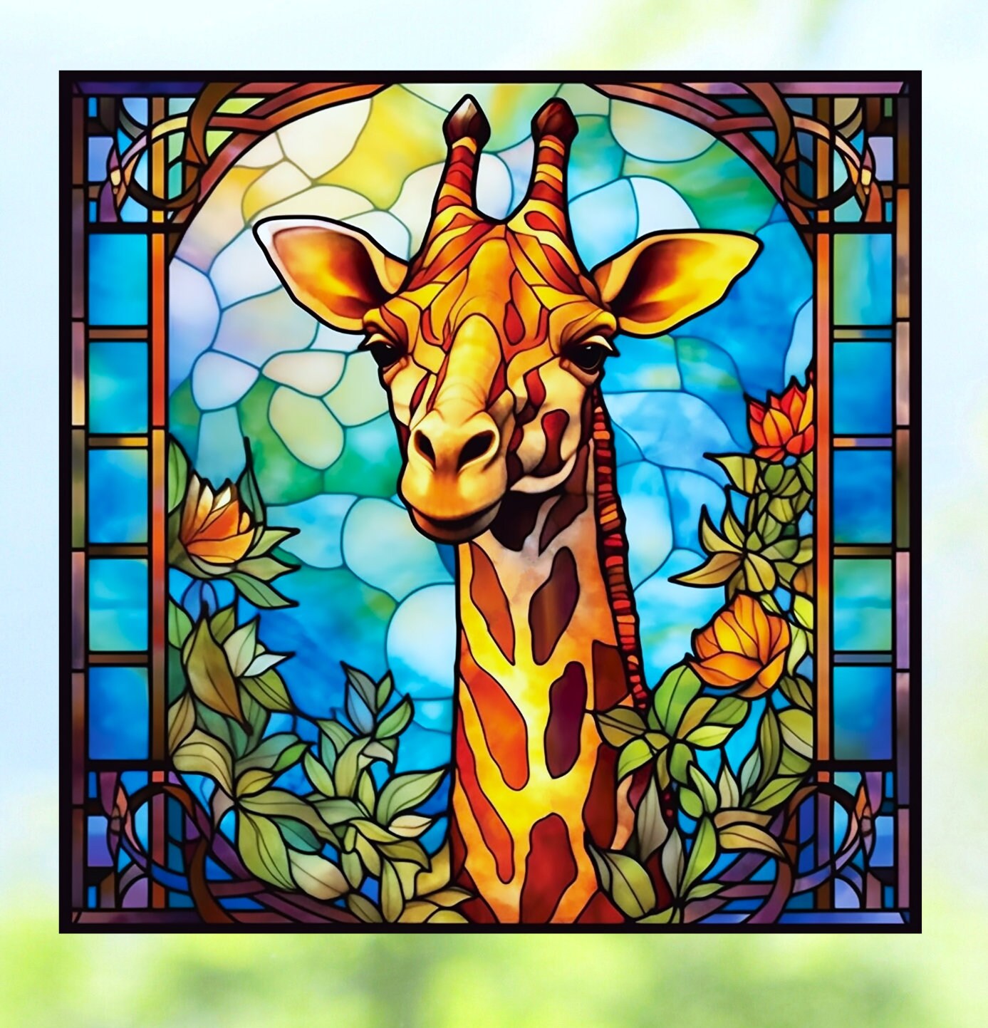Giraffe Stained Glass Texture Roller – Prism Clay Co.