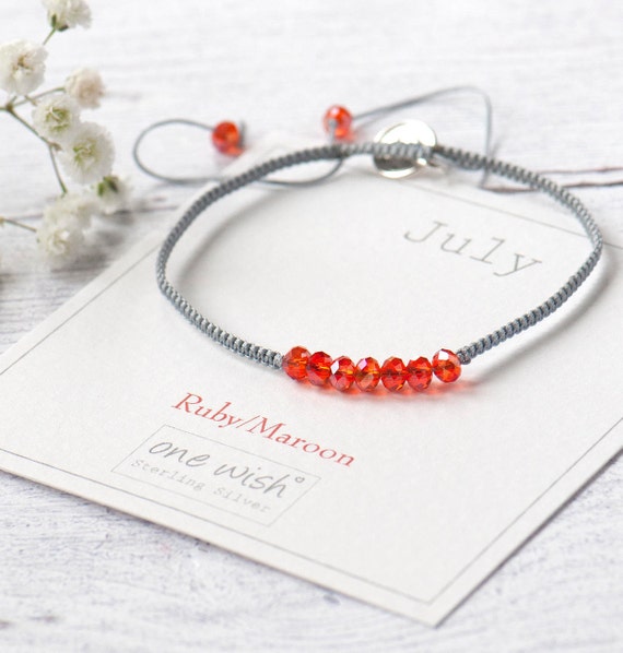 birth month bracelets