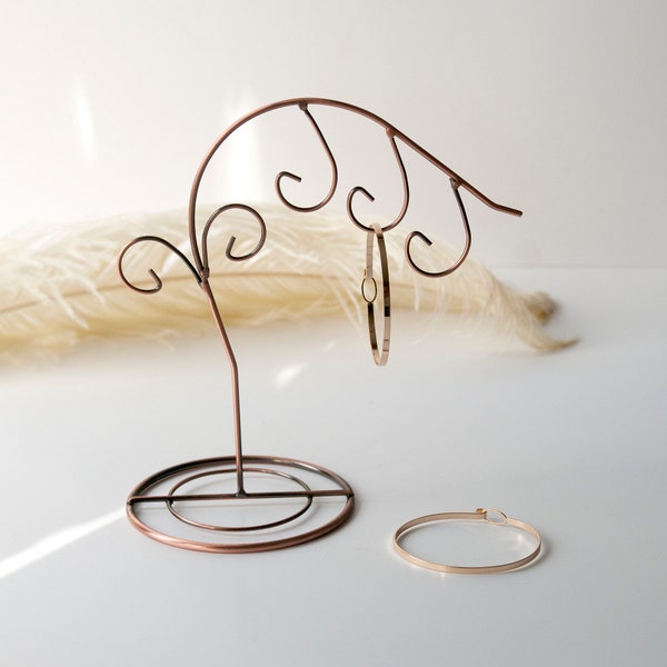 Jewellery Display Stand, Copper Jewellery Display, Jewellery Holder, Bangle Stand, Craft Fair Display, Earring Holder, Earring Display,