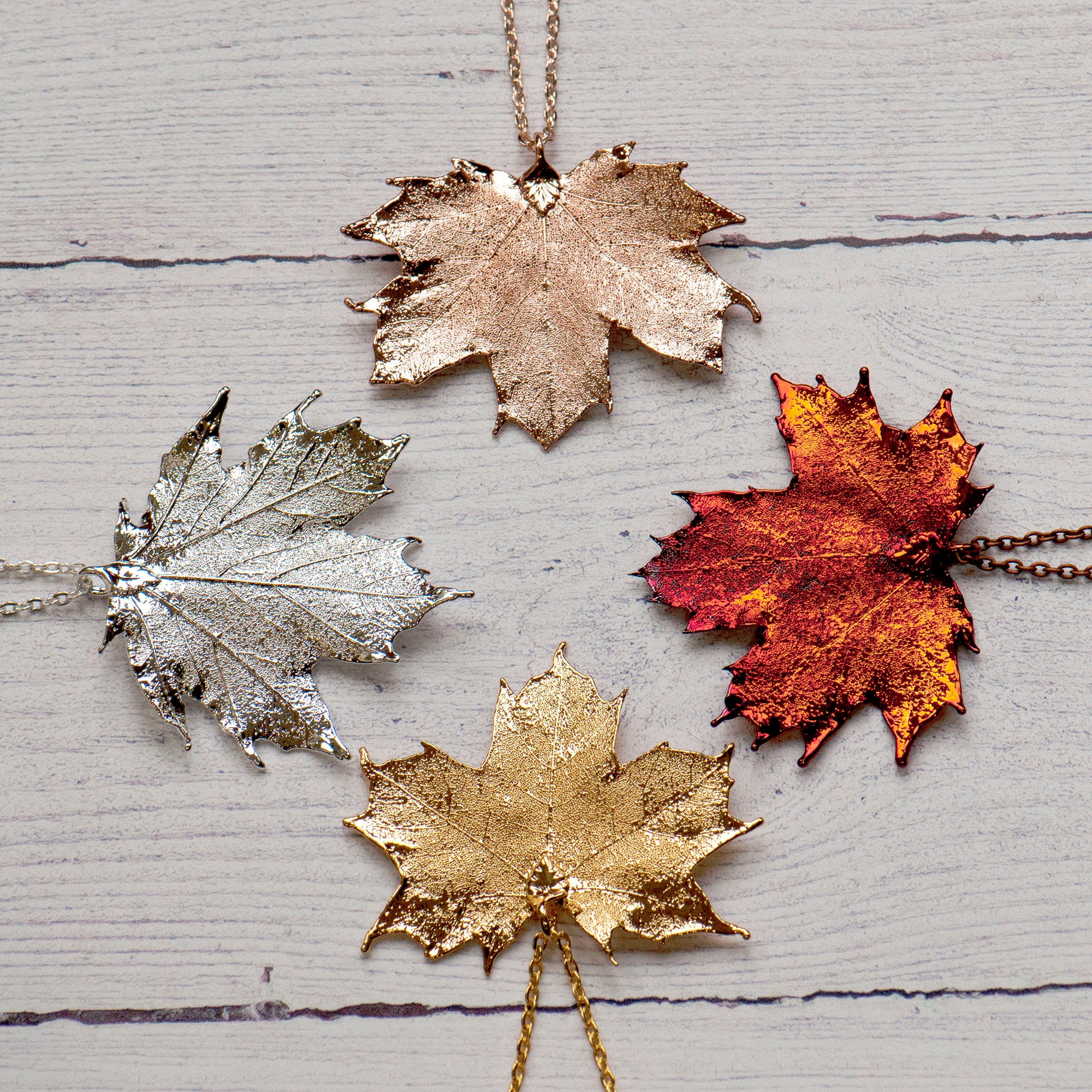 Canadian Maple Leaf Necklace Autumn Leaf Jewelry Real Leaf   Etsy 日本