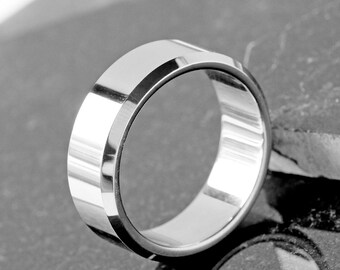 Mens Ring, Men's Plain Band Ring, Mens Wedding Band, Men's Jewellery, Plain Men's Band, Mens Steel Band, Steel Mens Ring, Cool Mens ring