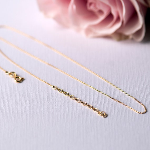 16 inch rose gold necklace deals