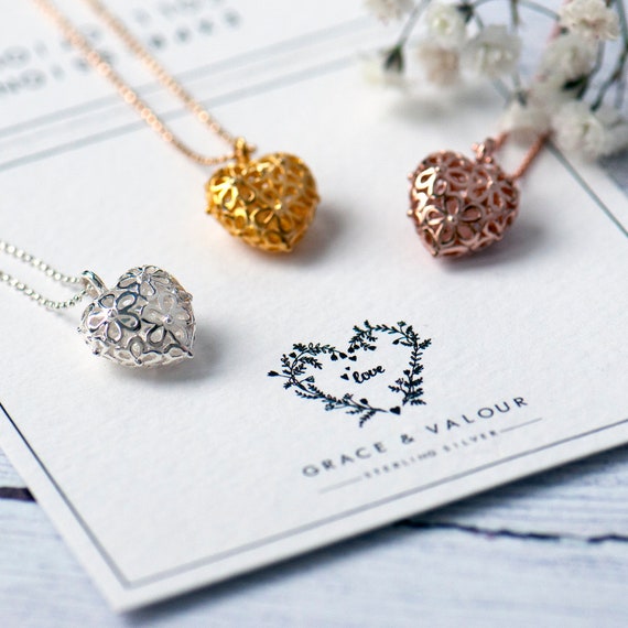 mothers day necklace rose gold