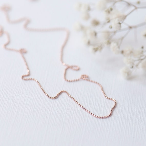 Rose gold shop replacement chain