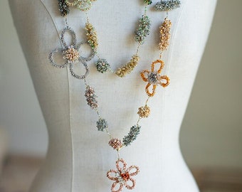 Mediterranea | Mediterranean Necklace, Statement Necklace, Beaded Necklace, Bold Collar, Modern Necklace, JONIDA RIPANI - Made in Italy