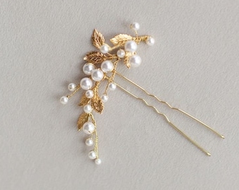 Marchesa | Bridal Hair pin, Bridal Pin, Pearl Headpiece, Pearl Comb, Pearl Pin,  JONIDA RIPANI - Made in Italy