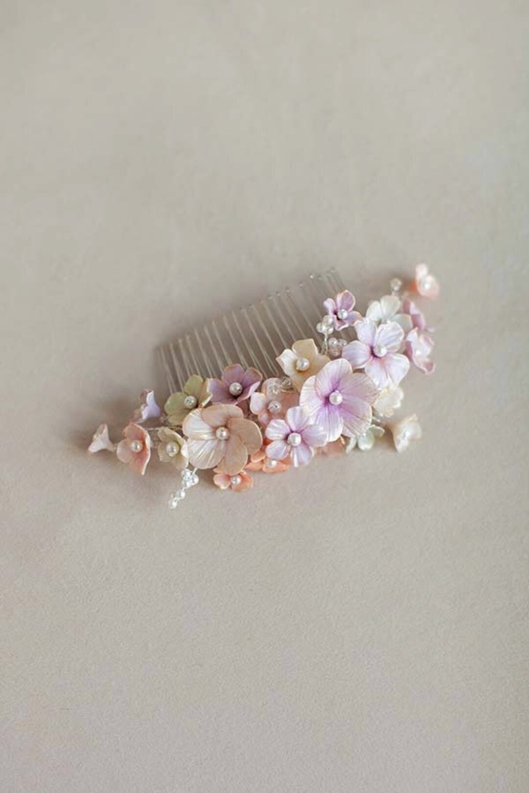 Pettine per da sposa pettinatura per floreali (rosa) Accessori per da