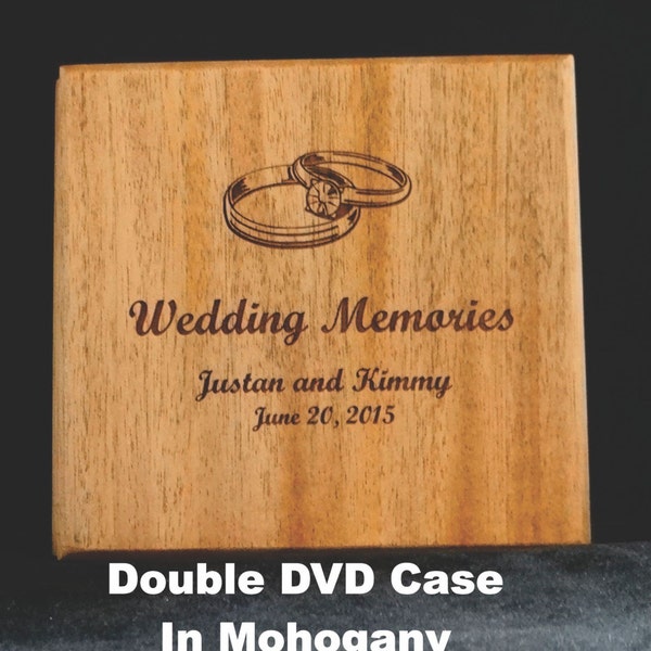Wood Dvd Case Etsy