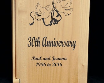 Wood Photo Album maple album Personalized album engagement photo album anniversary gift Parents of Bride and Groom album engraved album