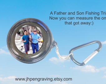 Handy and Heartfelt: Personalized 6ft. Retractable Tape Measure/Key Chain - A Perfect Gift for Dad, Grandpa, and DIY Enthusiasts!