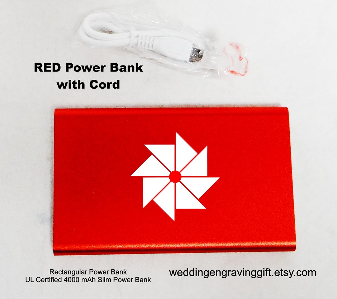 Personalized Power Bank 4000mAhSmart Phone Power Bank Etsy