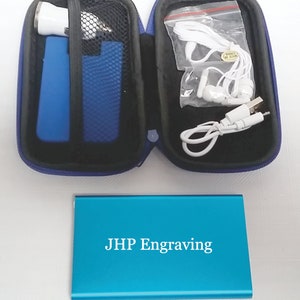Personalized Power Bank Tech Set, 4000mAh power bank, Recharge portable devices, Groomsmen gift, Business Promotion, portable phone charger