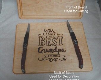 Personalized Maple Cutting Board, Great for 5th Wedding Anniversary, Housewarming Gifts, Christmas Cutting Board