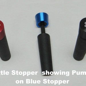 Personalized Pump Action Wine Bottle Stopper, Engraved Gift for Wine Lovers, Business Gifts, Weddings - Customizable, engraved in the USA