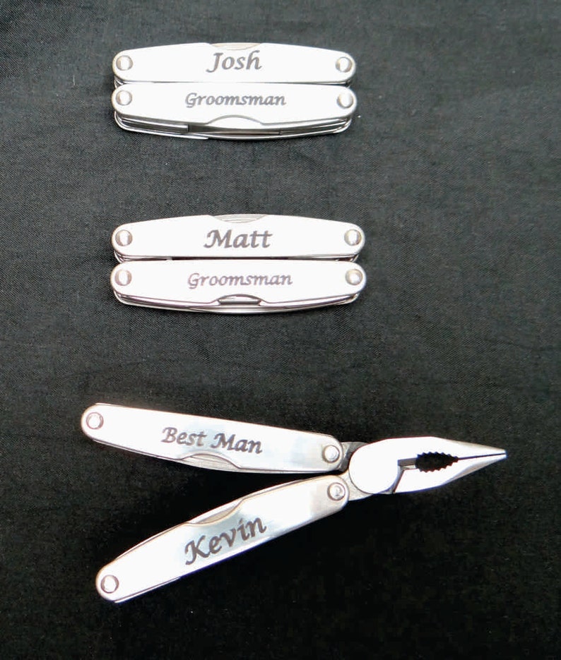 10 Function Multitool W/ Pouch Groomsmen Bridal Party Etsy