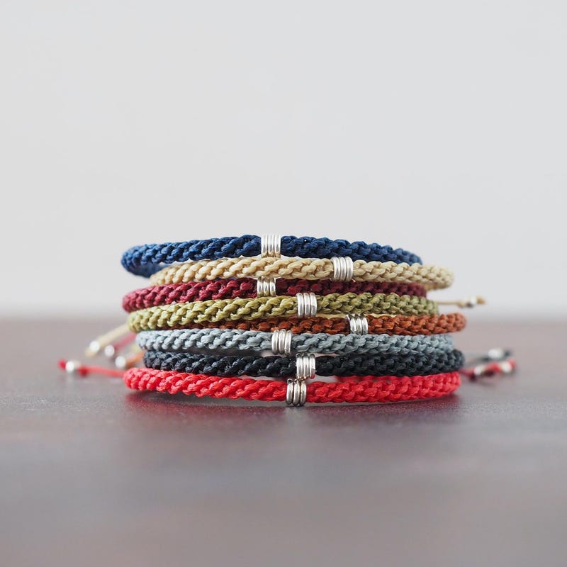 Masculine Macrame Jewelry - Etsy