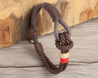 Nautical Rope Bracelet for Men, Adjustable and Waterproof Sailor Bracelet,  Cool Men's Jewelry, Guy Gift