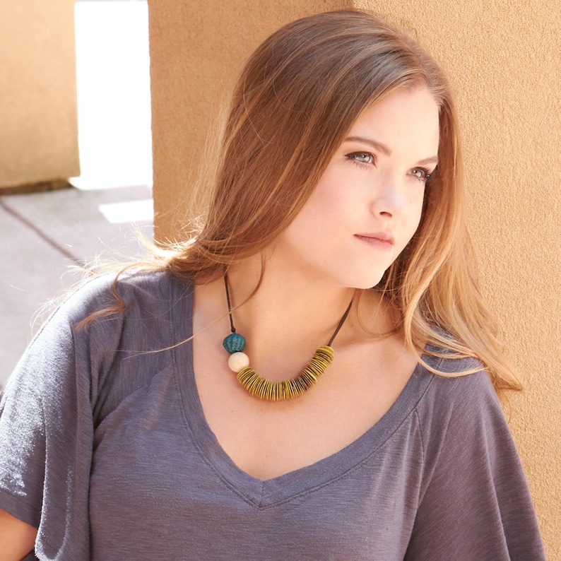 CestoTagua Necklace Eco Friendly Necklace Colombia Sustainable Necklace