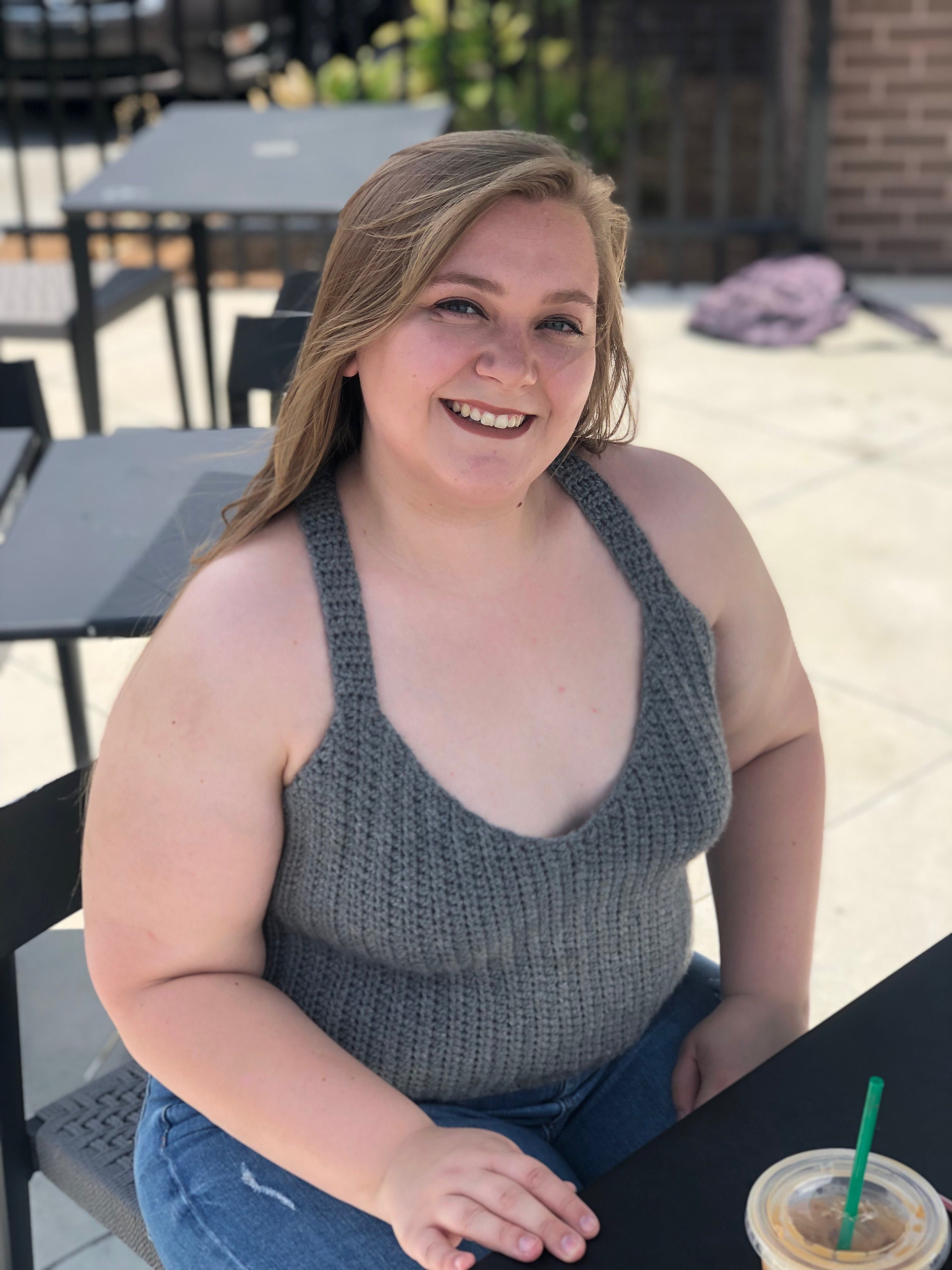 Crochet Tank Top Pattern Cropped Tank Top Crochet Pattern Etsy