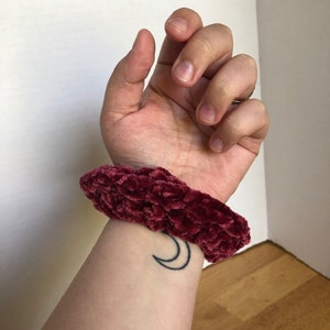 Crochet Velvet Scrunchies Gift For Her Gift Under 10 image 5