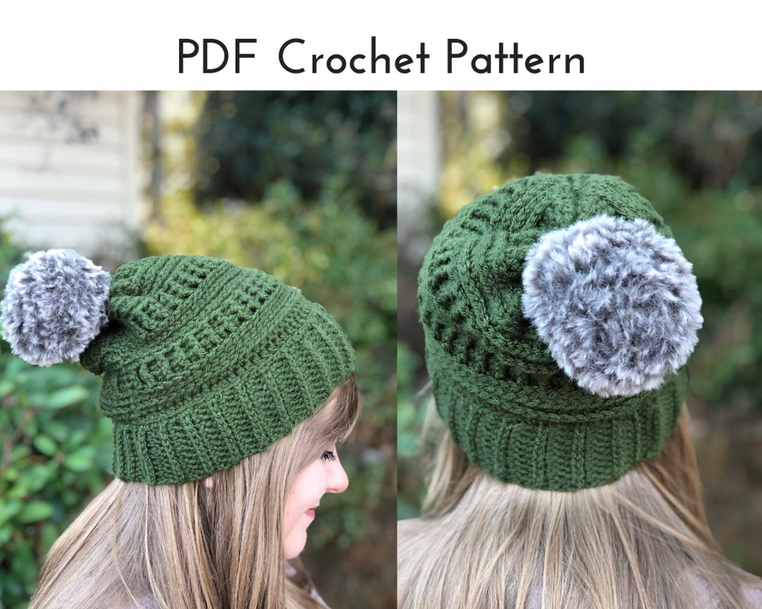 Crochet CC Beanie Pattern Easy Crochet Beanie Pattern CC Etsy
