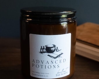 Advanced Potions Candle | Gift for Potterheads, Hogwarts-Inspired for Fans of the Wizarding World, Book Lovers, and Fantasy Readers