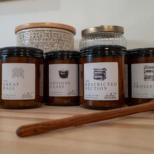 Wizarding Candles for Potterheads - Cozy Magical Hogwarts-Inspired Gift for Fans and Book Lovers