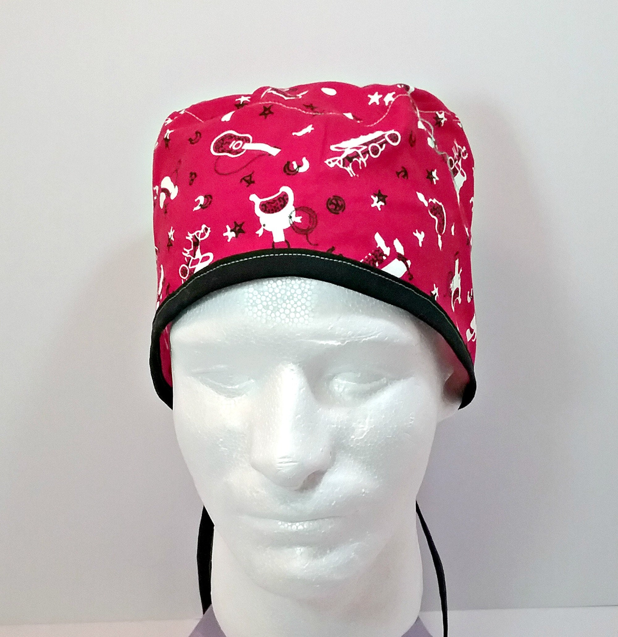 Medical Cap Scrub Cap Doctors Hat Skull 