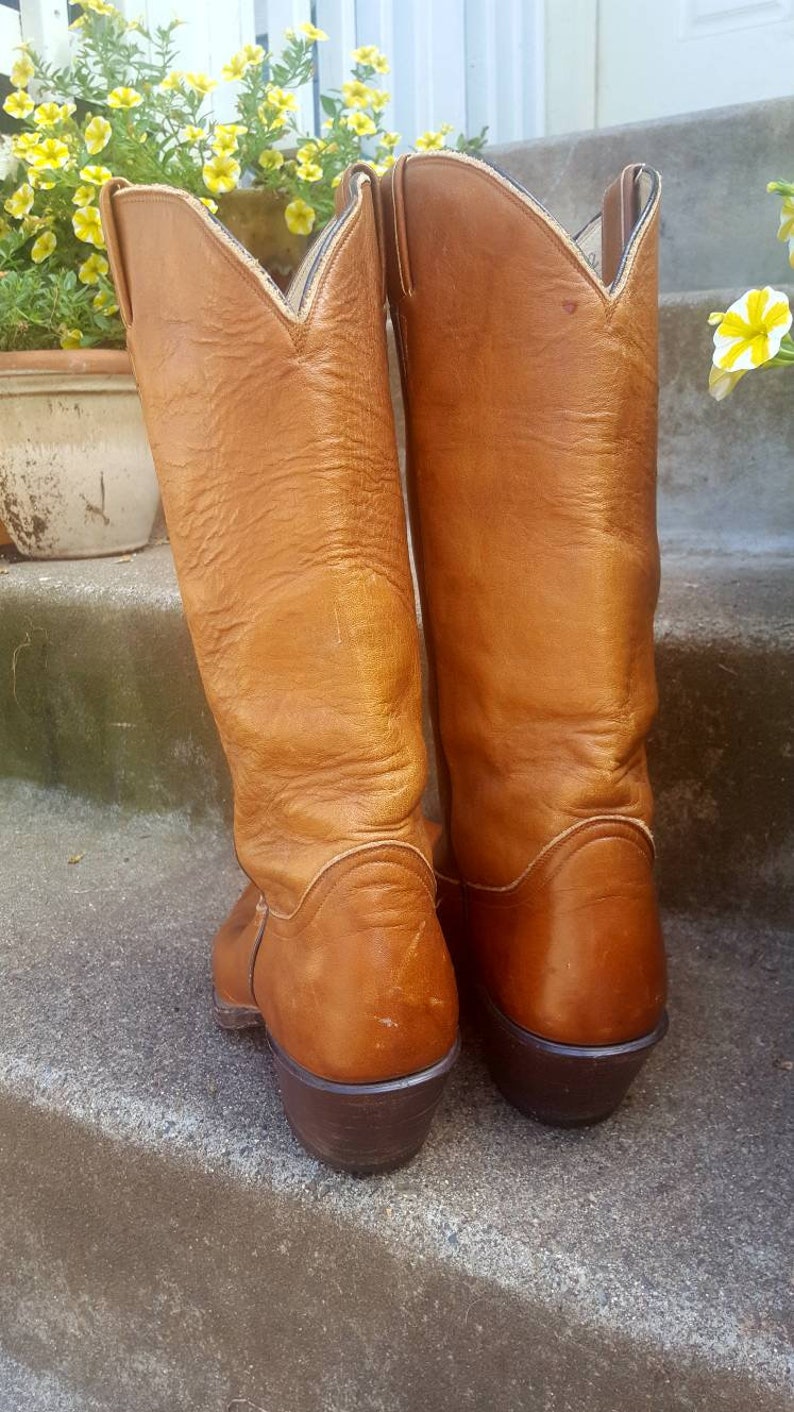 Vintage men/'s cowboy boots size 8 Tony Lama El Paso boots