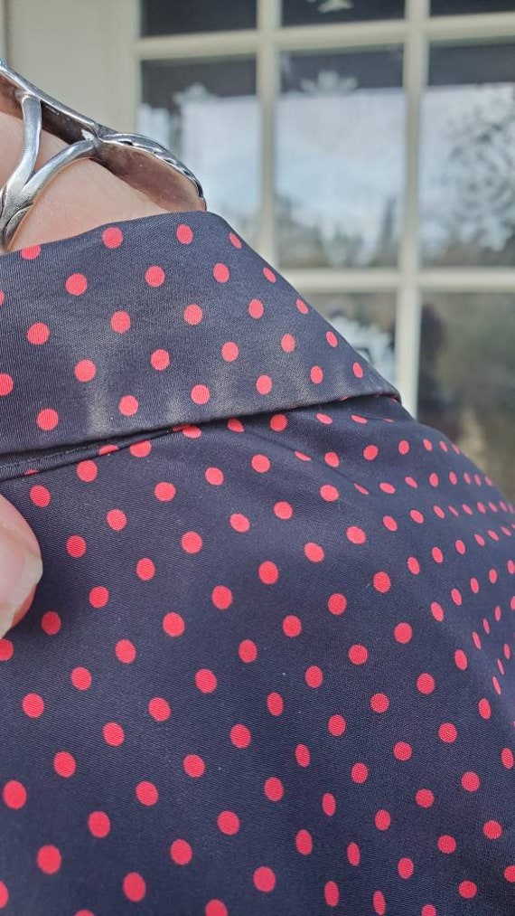 1940s polka-dot blouse • medium - image 3