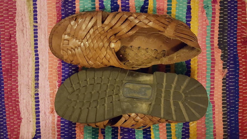 size 7.5 Leather Sandals Woman/'s Mexican Leather Huarache