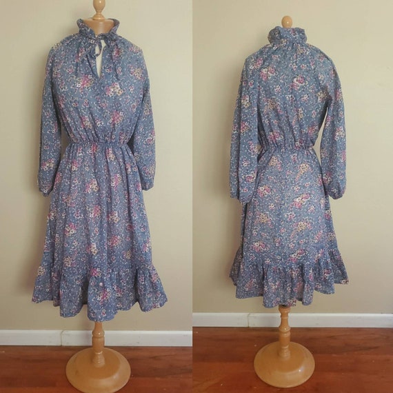 1970s prairie dress • medium