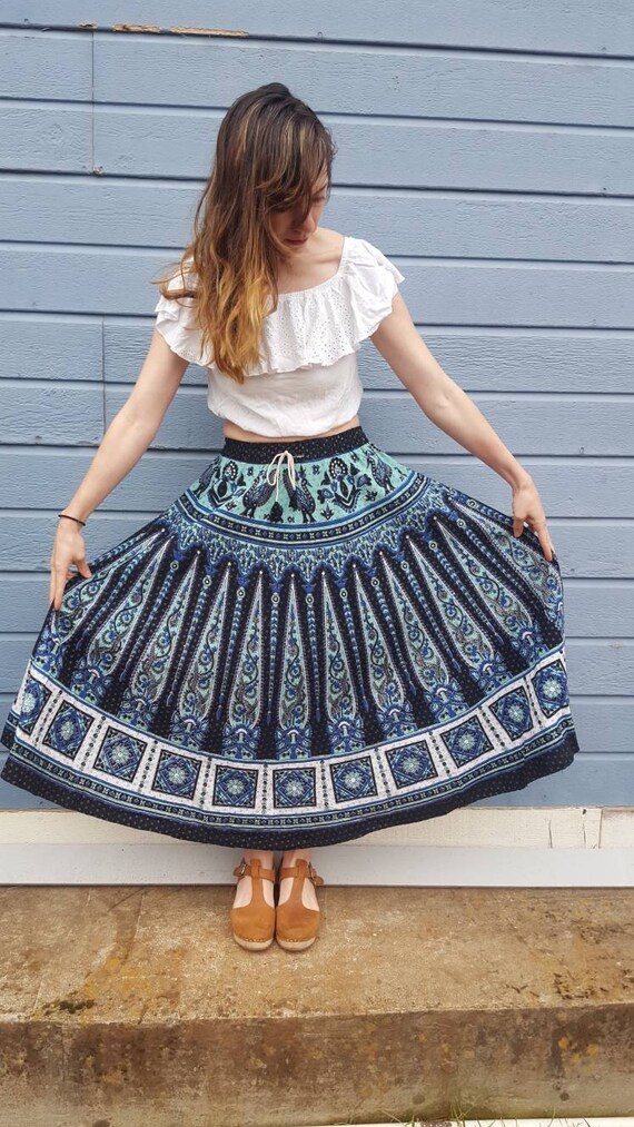 indian cotton skirts and tops