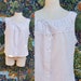 1970s does Edwardian White lace Camisole • medium 