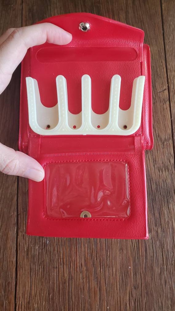 1970s red wallet - image 2