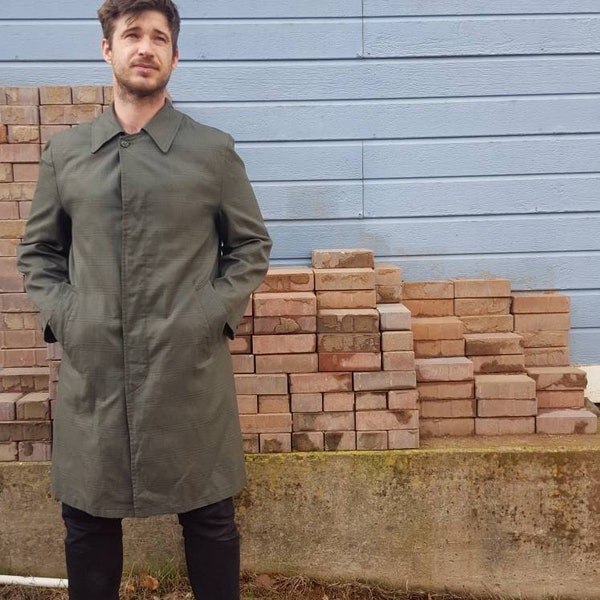 Army Green Coat Etsy