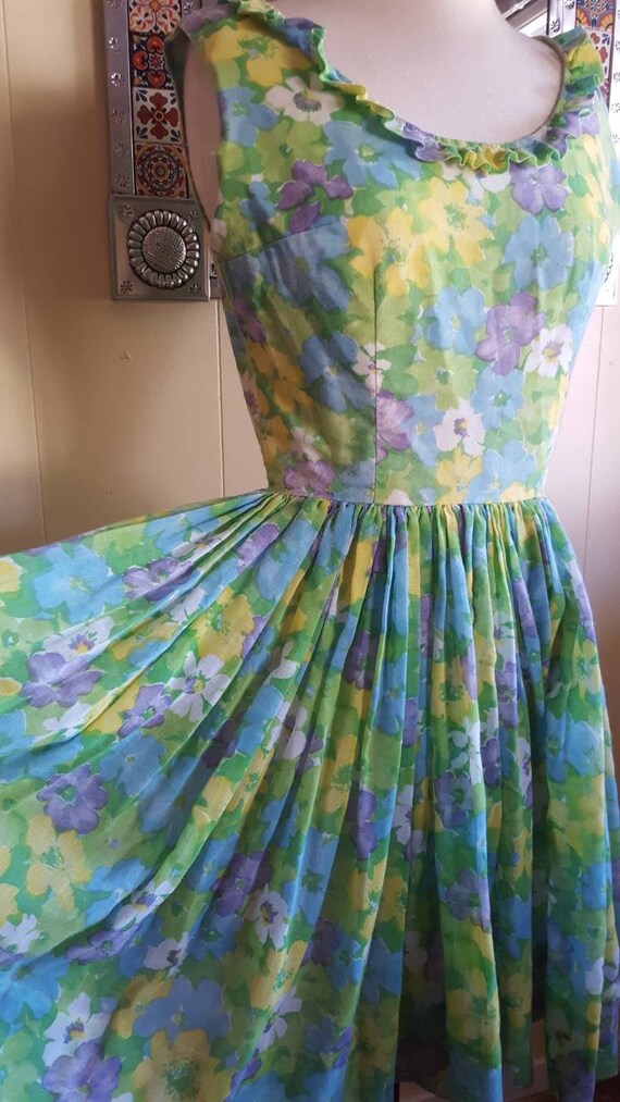 1960s babydoll dress vintage •small - image 10