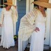 1970s Vintage wedding Cottagecore witchy peasant dress • size small