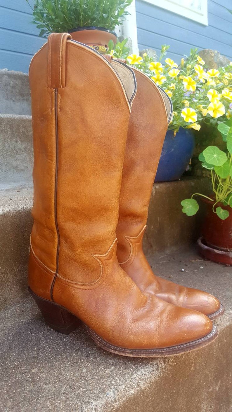 Vintage men/'s cowboy boots size 8 Tony Lama El Paso boots