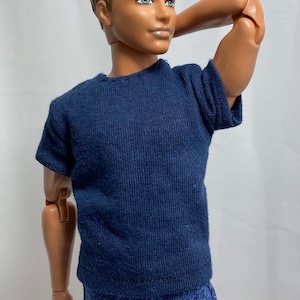 11.5 in Male Doll Shortsleeved T-shirt
