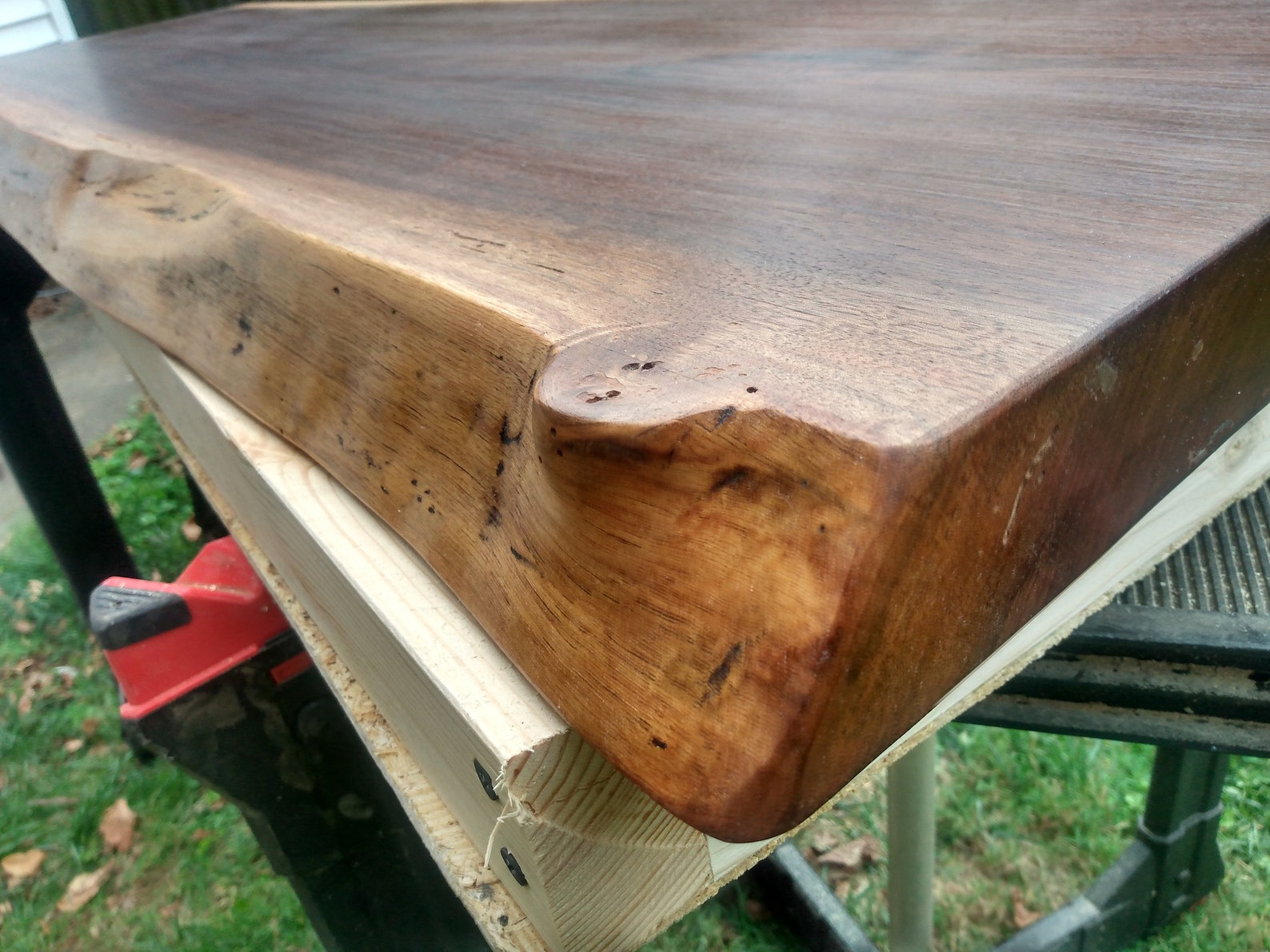 Custom Built Black Walnut Live edge Slabs Finished ONLY Etsy