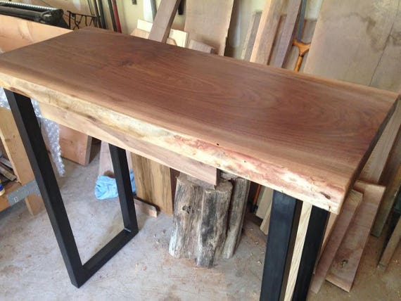 Custom Only Standing Desks Live Edge Or Dimensional Wood Etsy