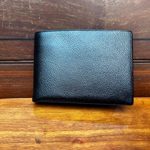Cartera convertible de cuero negro Lord Buxton: ¡billetera, tarjetero y compartimento secreto!