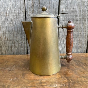 Antique Brass Teapot/Coffee Pot/Water Kettle ~ Brass & Blake
