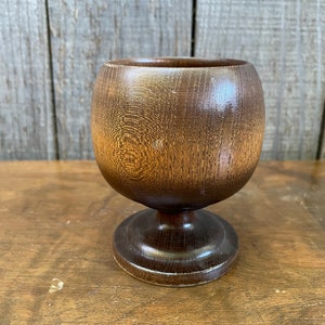 Decorative Wood Goblet Desk Accessory Not for Drinking image 6