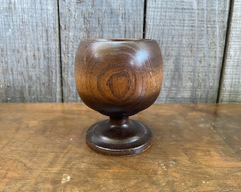 Decorative Wood Goblet ~ Desk Accessory ~ Not for Drinking