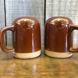 Brown Glaze Ceramic Salt and Pepper Shakers