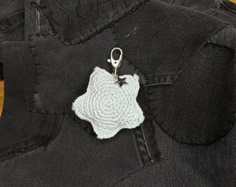 Crochet Star Amigurumi Keychain Charm